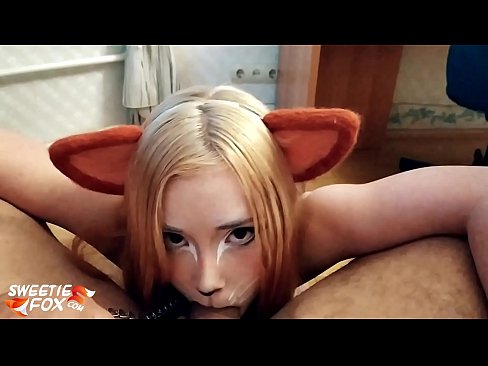 ❤️ Kitsune اس کے منہ میں ڈک اور سہ نگل ❤❌  سیکس  ☑